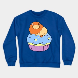 Lion and Blue Cupcake Crewneck Sweatshirt